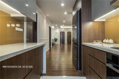 Chia sẻ mẫu thiết kế và sản xuất tủ bếp có tính phong thủy