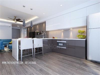 Tuyển chọn các mẫu tủ bếp hiện đại nhất
