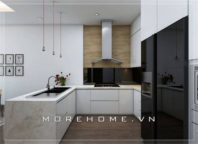 Các mẫu tủ bếp gỗ công nghiệp, tủ bếp acrylic đẹp hiện đại